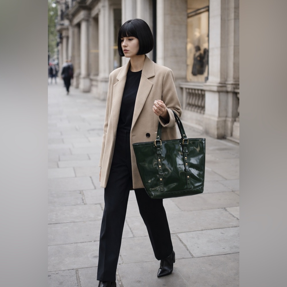 Tote - GAP Dark Green Patent